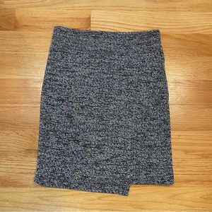 LOFT outlet petite skirt XS straight asymmetric wrap